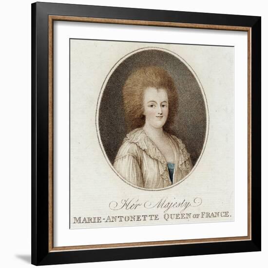 Marie Antoinette, Violet-null-Framed Art Print