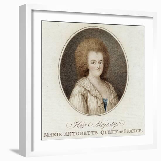 Marie Antoinette, Violet-null-Framed Art Print