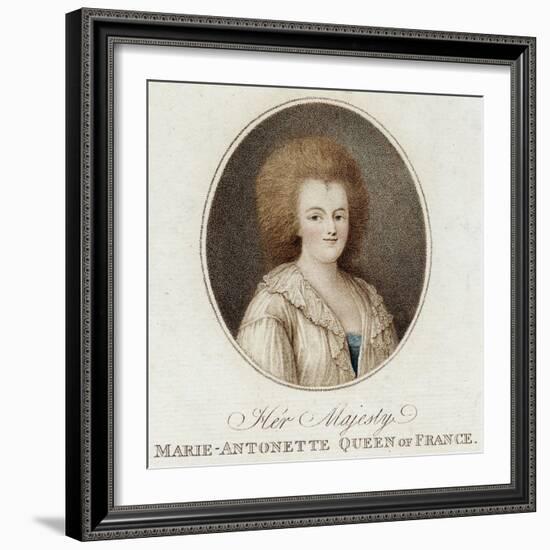 Marie Antoinette, Violet-null-Framed Art Print