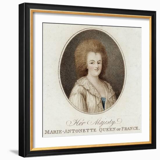 Marie Antoinette, Violet-null-Framed Art Print