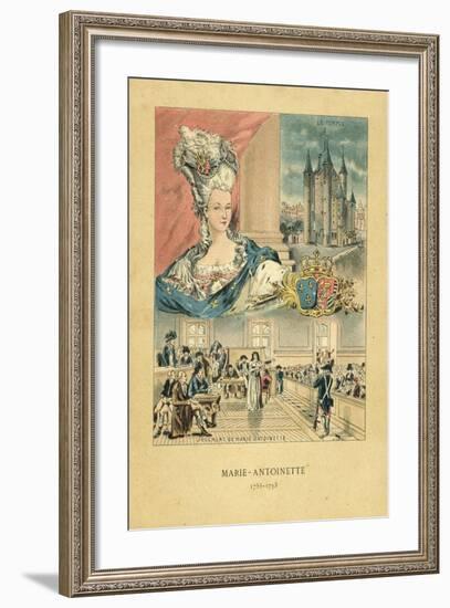 Marie Antoinette-French School-Framed Giclee Print