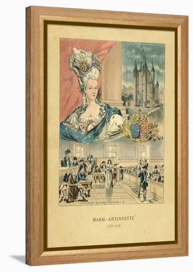 Marie Antoinette-French School-Framed Premier Image Canvas