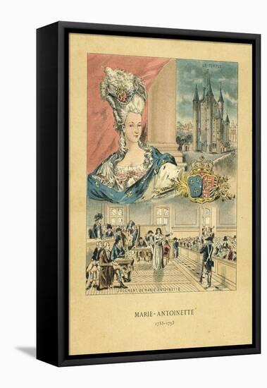 Marie Antoinette-French School-Framed Premier Image Canvas