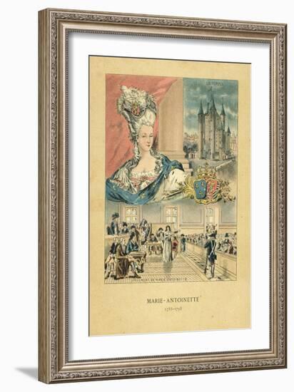 Marie Antoinette-French School-Framed Giclee Print