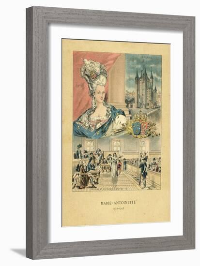 Marie Antoinette-French School-Framed Giclee Print