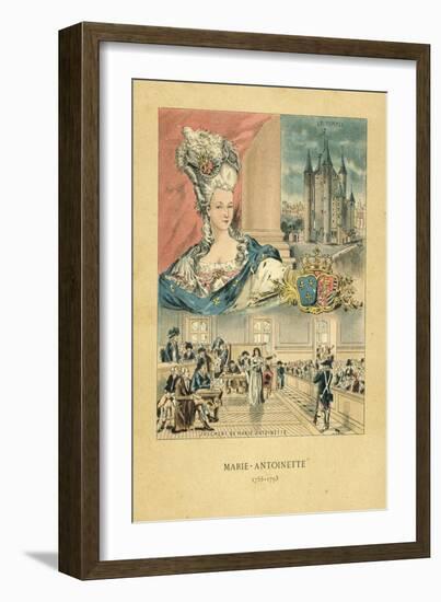 Marie Antoinette-French School-Framed Giclee Print