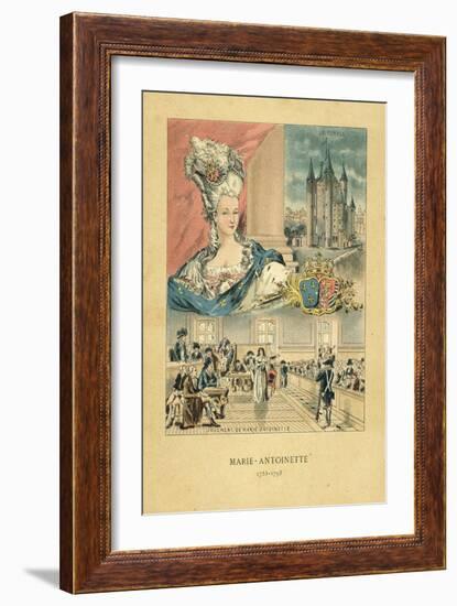 Marie Antoinette-French School-Framed Giclee Print