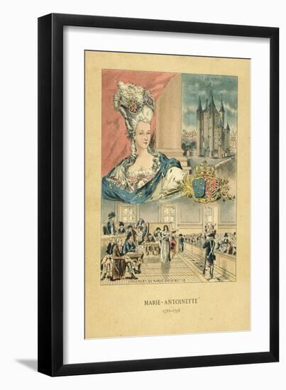 Marie Antoinette-French School-Framed Giclee Print