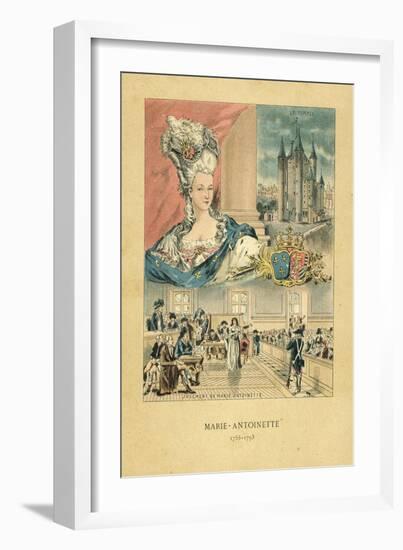 Marie Antoinette-French School-Framed Giclee Print