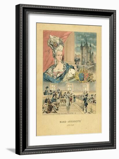 Marie Antoinette-French School-Framed Giclee Print