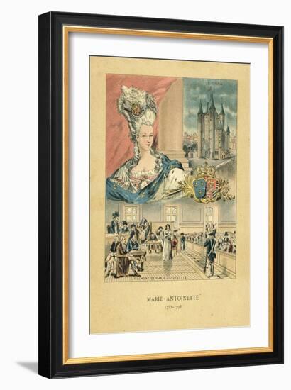 Marie Antoinette-French School-Framed Giclee Print