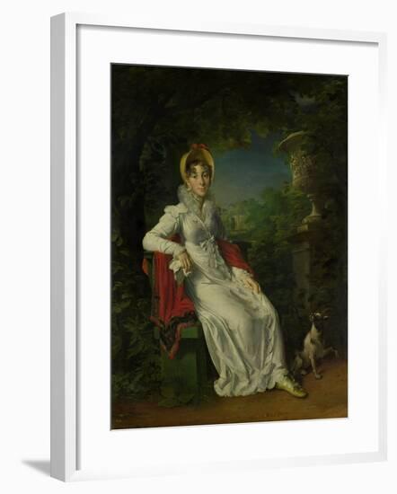 Marie Caroline Ferdinande Louise De Naples, Wife of Duke De Berry-Francois Pascal Simon Gerard-Framed Giclee Print