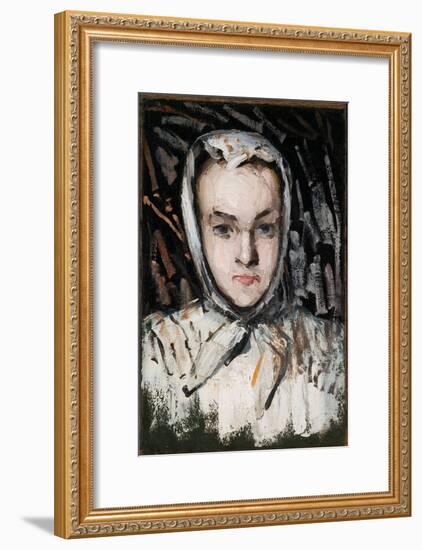 Marie Cézanne, the Artist's Sister, 1866-67-Paul Cézanne-Framed Giclee Print