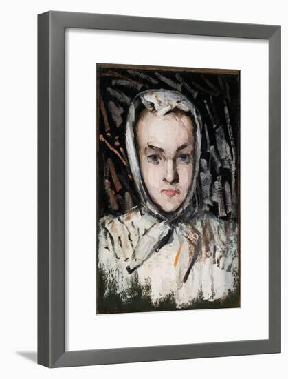 Marie Cézanne, the Artist's Sister, 1866-67-Paul Cézanne-Framed Giclee Print