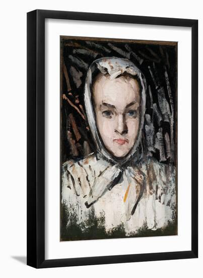 Marie Cézanne, the Artist's Sister, 1866-67-Paul Cézanne-Framed Giclee Print