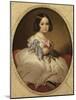 Marie-Charlotte-Amélie de Saxe-Cobourg et Gotha (1840-1927) future Impératrice du Mexique,-Franz Xaver Winterhalter-Mounted Giclee Print