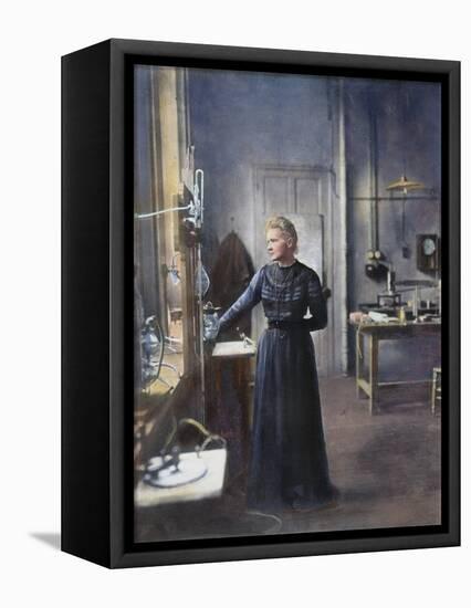 Marie Curie (1867-1934)-null-Framed Premier Image Canvas