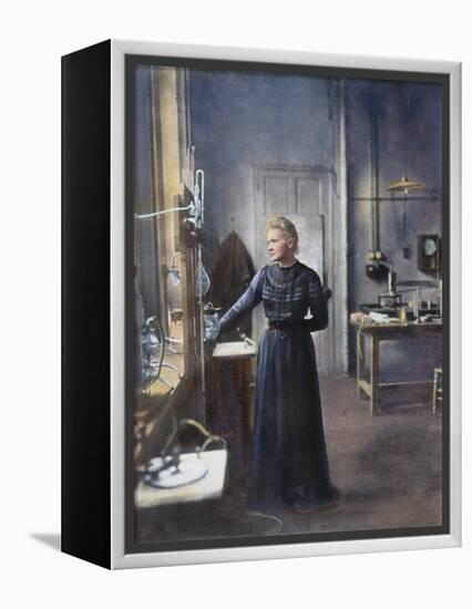 Marie Curie (1867-1934)-null-Framed Premier Image Canvas