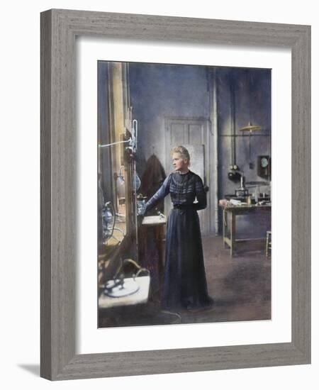 Marie Curie (1867-1934)-null-Framed Photographic Print