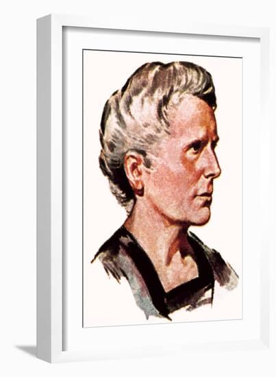 Marie Curie-English School-Framed Giclee Print