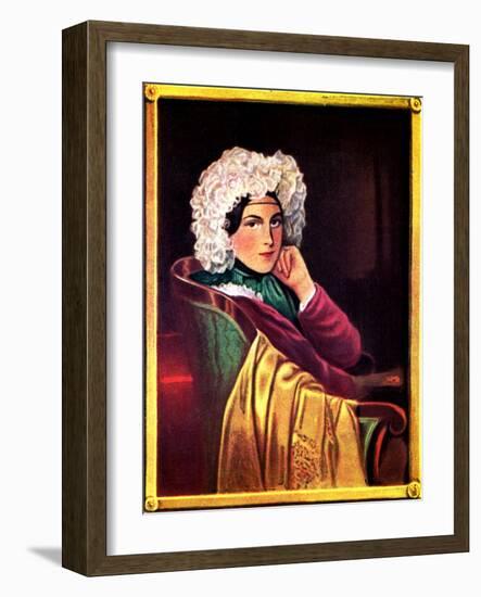 Marie Daffinger - wife-Moritz Michael Daffinger-Framed Giclee Print