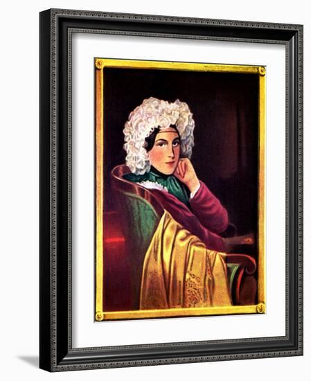 Marie Daffinger - wife-Moritz Michael Daffinger-Framed Giclee Print