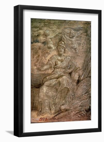 Marie De' Medici as Pallas Athena, 1622-Peter Paul Rubens-Framed Giclee Print