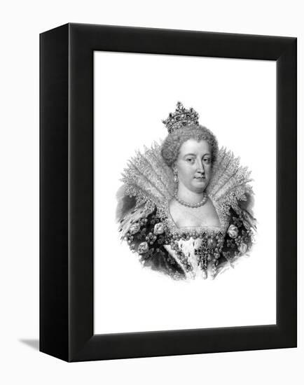 Marie De' Medici, Queen Consort of Henry IV of France-Geoffroy-Framed Premier Image Canvas