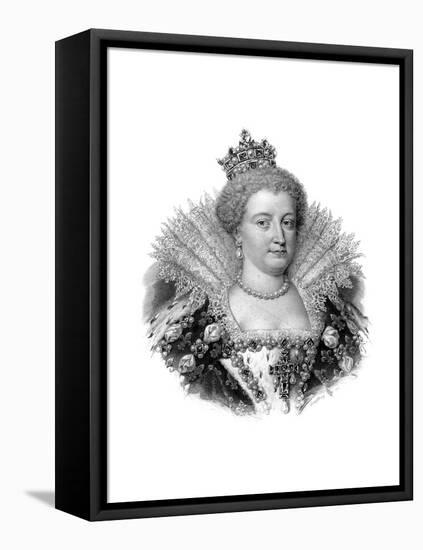 Marie De' Medici, Queen Consort of Henry IV of France-Geoffroy-Framed Premier Image Canvas
