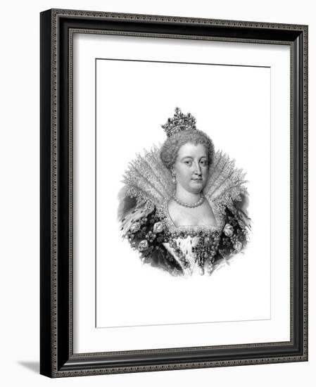 Marie De' Medici, Queen Consort of Henry IV of France-Geoffroy-Framed Giclee Print