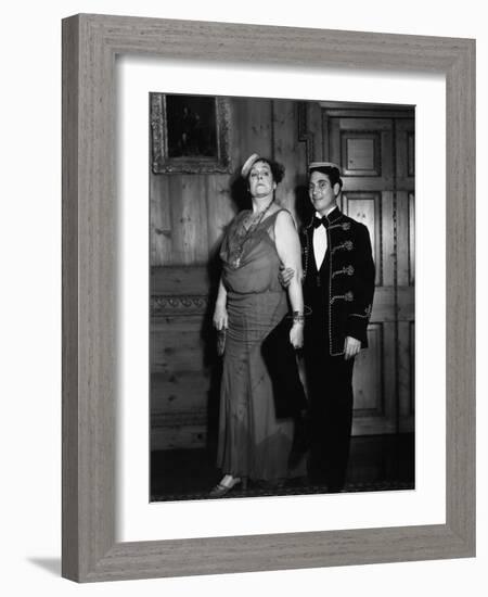 Marie Dressler, Harpo Marx-null-Framed Photographic Print