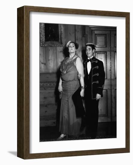 Marie Dressler, Harpo Marx-null-Framed Photographic Print