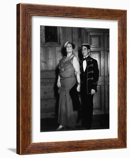 Marie Dressler, Harpo Marx-null-Framed Photographic Print