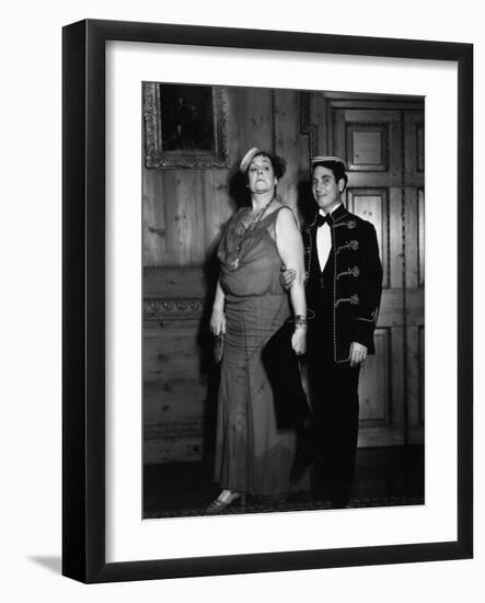 Marie Dressler, Harpo Marx-null-Framed Photographic Print