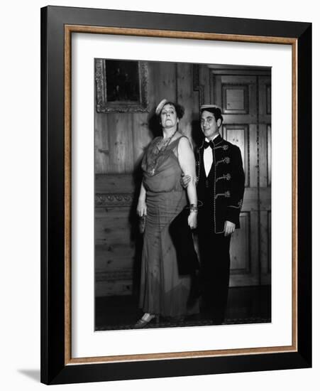 Marie Dressler, Harpo Marx-null-Framed Photographic Print