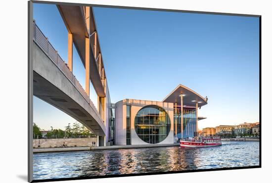 Marie-Elisabeth-Lüders-Haus and River Spree, Government Quater, Mitte, Berlin, Deutschland-Sabine Lubenow-Mounted Photographic Print