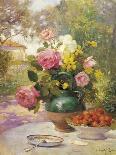 Still Life of Summer Flowers and Fruit-Marie Felix Hippolyte-Lucas-Laminated Giclee Print