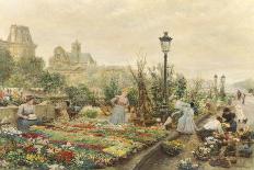 The Quai aux Fleurs and the Hotel de Ville-Marie Francois Girard-Giclee Print