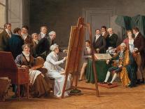 Atelierszene (Mme. Vincent in Ihrem Atelier, Den Maler J.M.Vien Malend),1808-Marie Gabrielle Capet-Premier Image Canvas