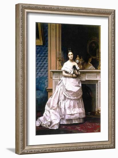 Marie Gerome, 1867-70-Jean Leon Gerome-Framed Giclee Print