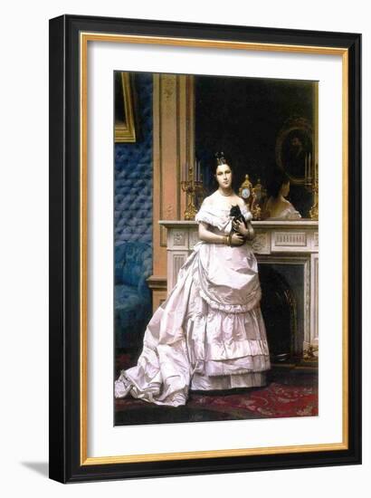 Marie Gerome, 1867-70-Jean Leon Gerome-Framed Giclee Print