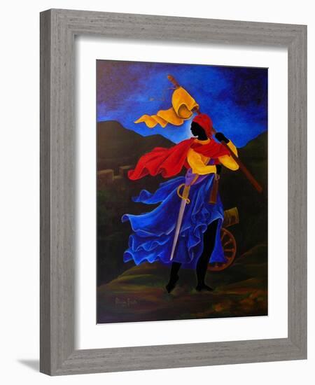 Marie Jeanne Lamartiniere, 2012 (acrylic on canvas)-Patricia Brintle-Framed Giclee Print