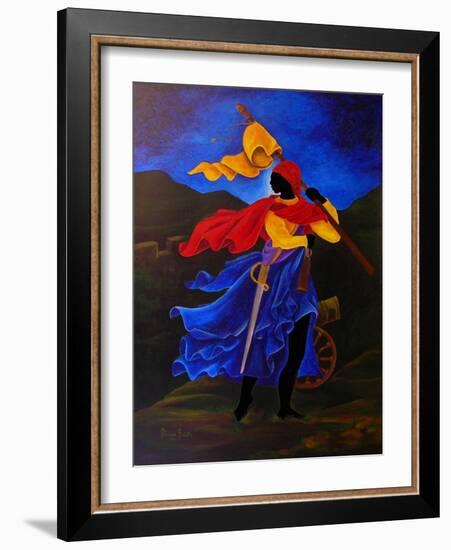 Marie Jeanne Lamartiniere, 2012 (acrylic on canvas)-Patricia Brintle-Framed Giclee Print