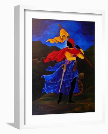 Marie Jeanne Lamartiniere, 2012 (acrylic on canvas)-Patricia Brintle-Framed Giclee Print