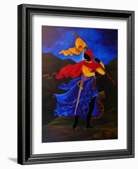 Marie Jeanne Lamartiniere, 2012 (acrylic on canvas)-Patricia Brintle-Framed Giclee Print