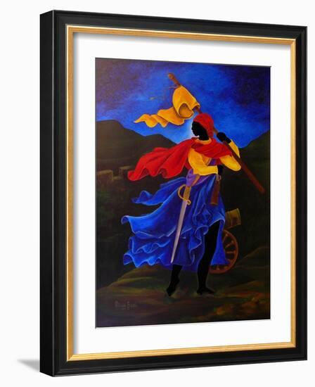 Marie Jeanne Lamartiniere, 2012 (acrylic on canvas)-Patricia Brintle-Framed Giclee Print