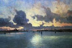 Sunset on the Laguna, Venice, Italy-Marie Joseph Iwill-Premier Image Canvas