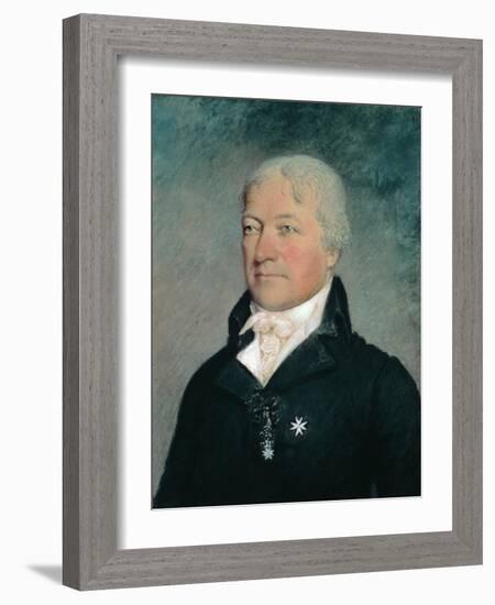 Marie Joseph Paul Yves Roch Gilbert Motier (1757-1834) Marquis De Lafayette-James Sharples-Framed Giclee Print