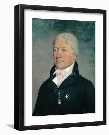 Marie Joseph Paul Yves Roch Gilbert Motier (1757-1834) Marquis De Lafayette-James Sharples-Framed Giclee Print