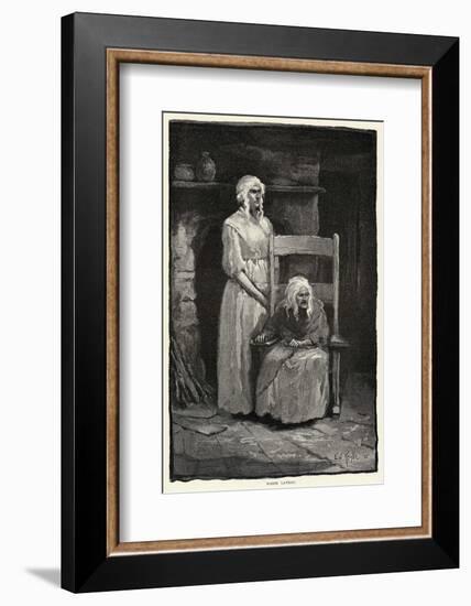 Marie Laveau the Queen of the Voodoos at New Orleans in the Last Year of Her Life-Edward Windsor Kemble-Framed Photographic Print